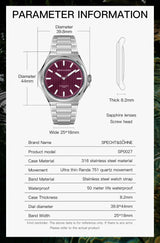 Dropshipping 2025 Hot Selling Products Wristwatches For Men Specht & Söhne Ultrathin Blue Male Sports Watches 100M Waterproof