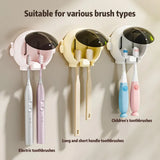 Astronaut Electric Toothbrush Holder Couple Electric Toothbrush Storage Drain Rack Household Bathroom Supplies
