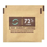 Paquetes para Humidor, 69% 72% 75% 8 Gramos Control de Humedad Bidireccional Paquetes de Humedad Relativa para Humidor, Bolsas Humidificadoras de Puros CA01