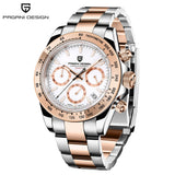 PAGANI DESIGN Men's Exclusive Quartz Watch Elite All-Match Style VK63 Luminous Waterproof Function Small Three-Pin Chronograph