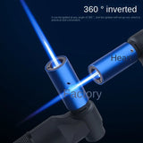 Spray Gun Torch Blue Flame Jet Gas Lighter Kitchen Cooking Smoking Accessories Windproof Turbo Jewelry Welding Cigar Lighters