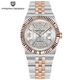 PAGANI DESIGN Modern Fashionable Men Automatic Mechanical Watch Avant-Garde Personality Stainless Steel Sapphire Luminous Reloj