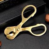 Cigar Cutter Double Blade Stainless Steel Metal Wood Pocket Gadget Cutter Knife Cuban Cigars Scissors