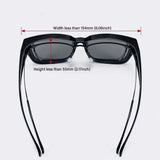 UV Protection That Can Be Worn over Other Glasses Square Shades Wrap Around Polarized Fit Over Glasses Sunglasses