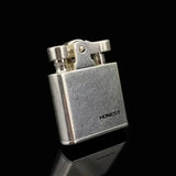 Creative Relief Compass Grinding Wheel Lighter, Retro Nostalgic Kowtow Machine, One-click Press Ignition, Men's Gadgets