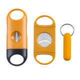 1 Set Cigar Cutter Cigar V Cut Flat Cutter Punch Sharp Cigar Scissors Guillotine Knife Cigar Cutting Tool