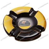 Cigar Ashtray Ceramic Circular Four Cigarette Slots Large Cigar Bar Living Room Household Ashtray