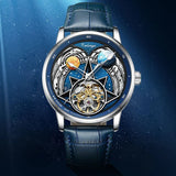 Men Mechanical Watch Genuine Tourbillon Watches Fully Automatic Luxury Brands Waterproof Fashion Skeleton Man Watch Reloj Hombre