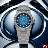 PAGANI DESIGN 2025 New Men's Sport Quartz Watches Ultra-Thin 7mm Series 222 Sapphire Stainless Steel Waterproof Watches for Man