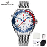 PAGANI DESIGN Classic Luxury Men Automatic Watch Sapphire Glass Mechanical Wristwatch Stainless Steel 100M Waterproof Watches