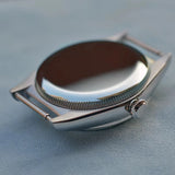 Reloj Baltany Retro Bubbleback S4029 de lujo con manecillas Benz, piel, zafiro, movimiento OVETTO NH38, esfera tropical, automático para hombre