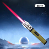 2023 High Temperature Welding Gun Lighter Windproof Red Flame Cigar Lighter Butane Inflatable Lighter Outdoor BBQ Men's Tools