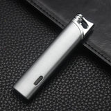 Metal Mini Windproof Tungsten Wire Ignition Jet Flame Turbo Butane Gas Torch Lighter Visible Gas Window Portable Cigar Lighters