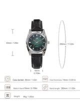 Reloj mecánico Shanghai de 36 mm con cuerda manual modelo 7120 resistente al agua reloj chino para hombre venta al por mayor