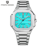 PAGANI DESIGN Trendy Cool Men's Quartz Watch Dynamic With Stylish Luminous Waterproof Stainless Steel Dial Sapphire Glass Reloj