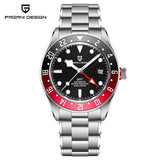 PAGANI DESIGN Premium Business Men's Mechanical Watch Luxury Formal Style Stainless Steel Sapphire Glass Calendar Luminous Clock