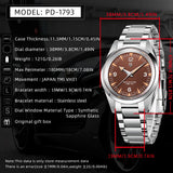 PAGANI DESIGN 2025 New 38mm Fashion Men's VH31 Quartz Watch Sapphire Stainless Steel 10Bar Waterproof Luminescent C3 reloj hombr
