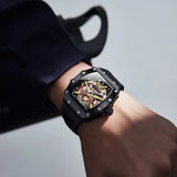 Reloj automático ONOLA para hombre, marca de lujo, moderno, luminoso, resistente al agua, mecánico, militar, deportivo, regalo
