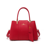 Luxury Handbag Fashion Print Large Capacity Soft Leather Women Shoulder Crossbody Bag Leisure Designer Ladies Purses and Handbag