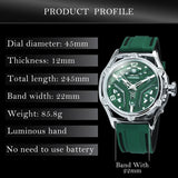 FORSINING Mechanical Watches for Men Sports Calendar Hollow Dial Luminous Automatic Movement Mens Watch Relogios Masculino