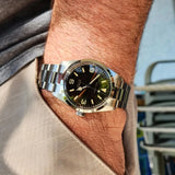 Baltany 39Mm Explorer NH38 Luxury Men's Gift Automatic Mechanical Watch Sapphire Stainless Steel Waterproof 20Bar Night Light C3