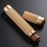 Aluminum Big Size Humidor Cigar Tube Storage Moisture-proof Case Smoking Accessories