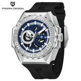 PAGANI DESIGN Luxury V2 Fashion Rubber Sports Watch Waterproof Mechanical Automatic Watch Sapphire Luminous Watches for Man