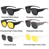 UV Protection That Can Be Worn over Other Glasses Square Shades Wrap Around Polarized Fit Over Glasses Sunglasses