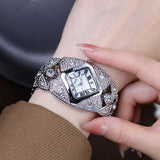GEDI Ladies' Watch Light Luxury Diamond inlaid High-end Waterproof Bracelet Retro Fashion Quartz Watch Women's Watch Gift