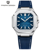 PAGANI DESIGN Trendy Cool Men's Quartz Watch Dynamic With Stylish Luminous Waterproof Stainless Steel Dial Sapphire Glass Reloj