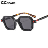 Polygon Punk Sunglasses Outdoors Gradient Sunscreen UV Protection Retro Suneyeglass Casual Riding Perform Gafas De Sol 300771