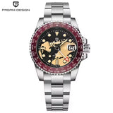 PAGANI DESIGN V4 40MM GMT NH34 Luxury Men's Watches Top Fashion Automatic Mechanical Watches for Men Sapphire Waterproof Clock