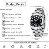 New PAGANI DESIGN Watch for Men Automatic Diver Men Watches Sapphire Glass Stainless Steel Waterproof Mechanical Wristwatch 2025