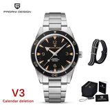 PAGANI DESIGN Luxury Men Mechanical Wristwatch 200m Waterproof Sapphire Clock Automatic Stainless Steel Business Watch