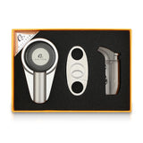 GALINER Puro Travel Ashtray Home Torch Jet Flame Cigar Lighter Smoking Accessories Tobacco Cigar Cutter Charuto Gadgets