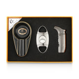 GALINER Puro Travel Ashtray Home Torch Jet Flame Cigar Lighter Smoking Accessories Tobacco Cigar Cutter Charuto Gadgets