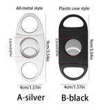 1PC Cigar Cutter Double-Edged Cigar Cutter Stainless Steel Cigar Scissors Creative Cigar Accessories Cutting And Cutting Machine