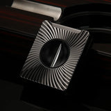 V-Cut Cigar Scissors | Spring-Loaded Metal Cigar Cutter | Portable & Sharp