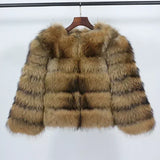 NEW Long Sleeve Faux Fur Coat 2025 Winter Women Fashion Thick Warm Fuzzy Coat Outerwear Female Gray/Black Fake Fur Jacket