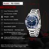 PAGANI DESIGN Luxury Men Mechanical Wristwatch 200m Waterproof Sapphire Clock Automatic Stainless Steel Business Watch
