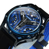 FORSINING Mechanical Watches for Men Sports Calendar Hollow Dial Luminous Automatic Movement Mens Watch Relogios Masculino